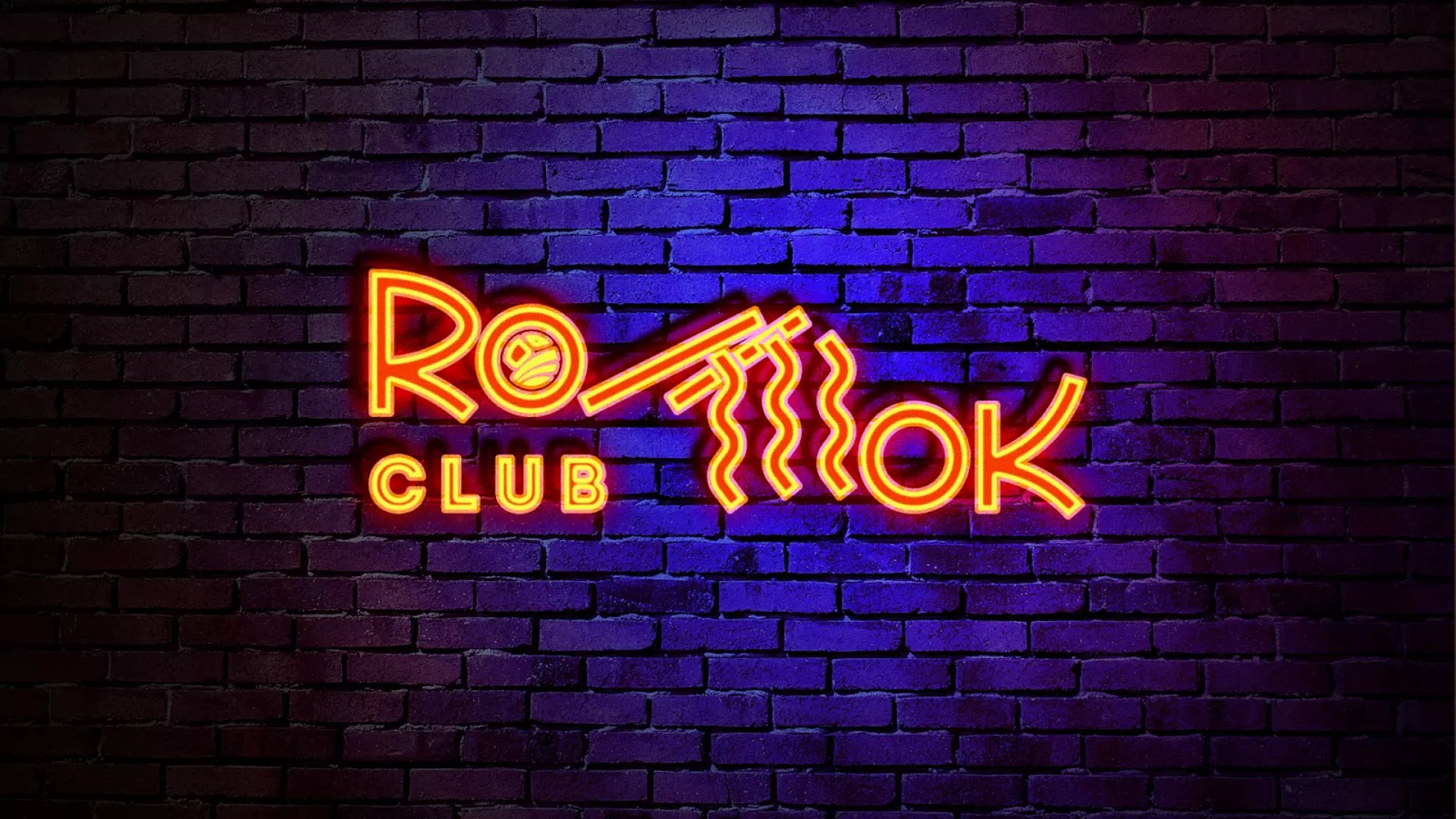 Разработка интерьерной вывески суши-бара «Roll Wok Club» в Новотроицке