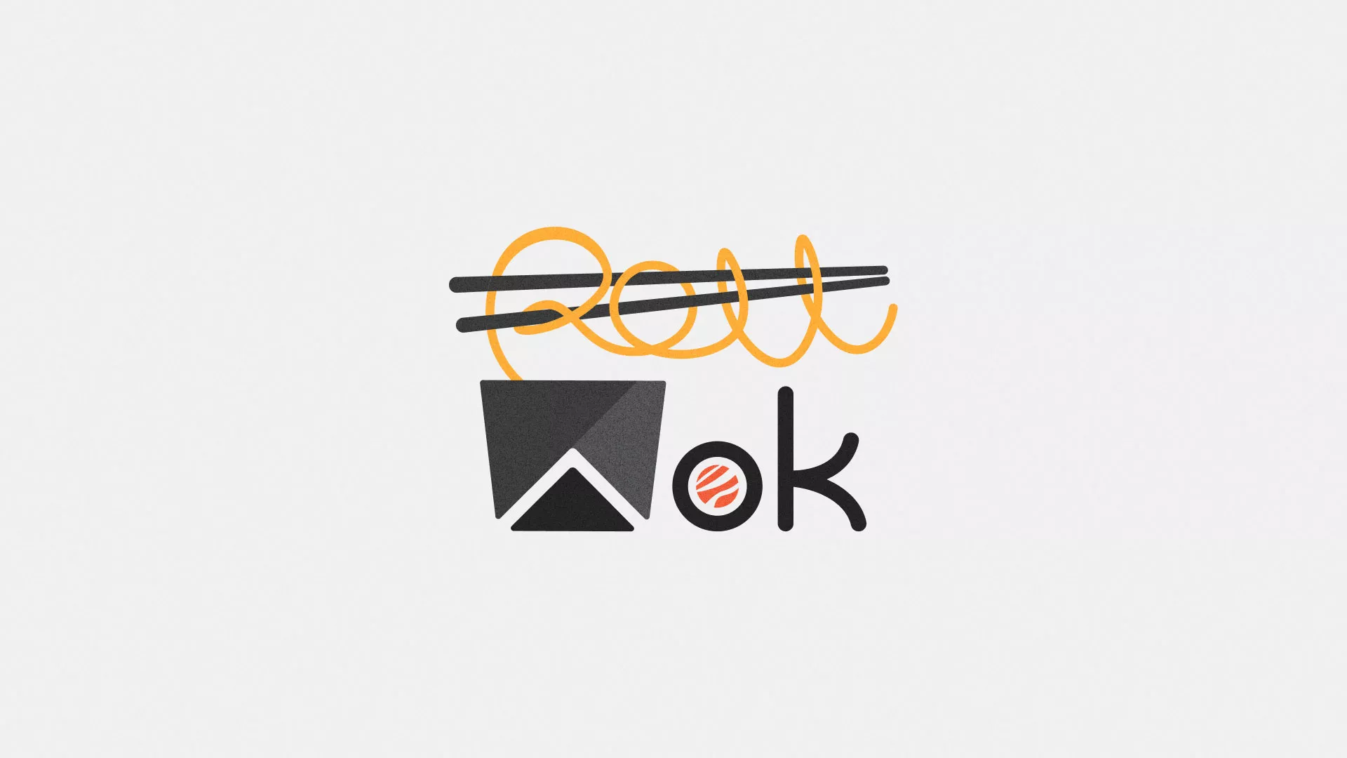 Разработка логотипа в Новотроицке для суши-бара «Roll Wok Club» Разработка логотипа в Новотроицке для суши-бара «Roll Wok Club»
